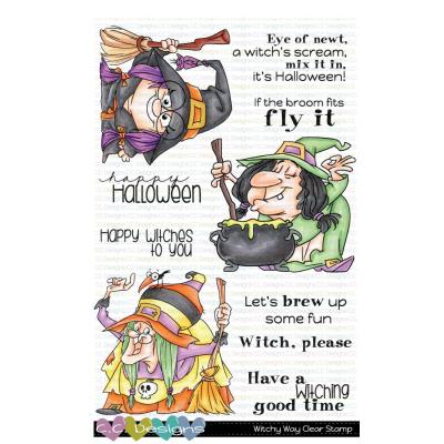 C.C. Designs Clear Stamps - Witchy Way